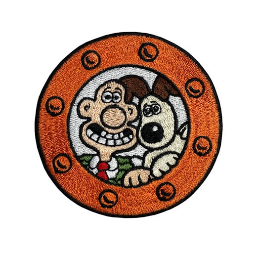 Wallace and Gromit embroidered patch